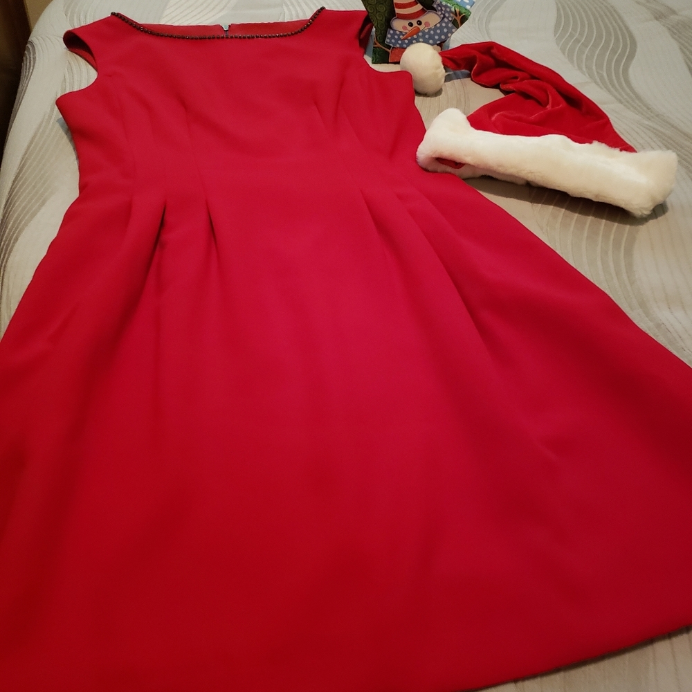 Vince Camuto Red Cocktail Dress